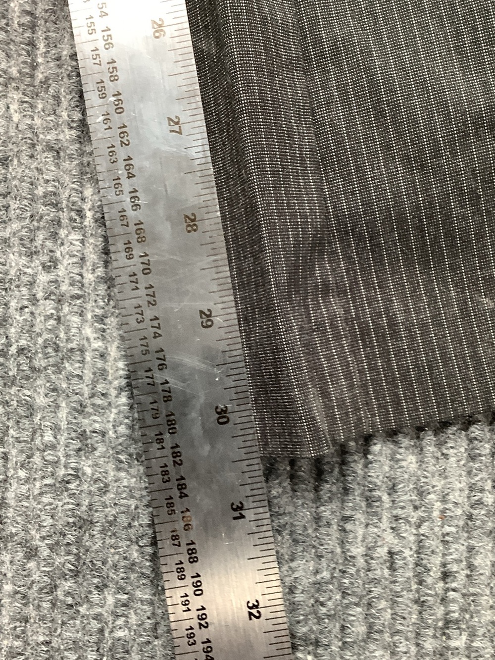 New York & Company Gray Pinstripe Women's Dress Pants - Picture 2 of 4